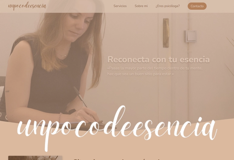 Un poco de esencia